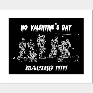 no Valentine’s Day bmx racing Posters and Art